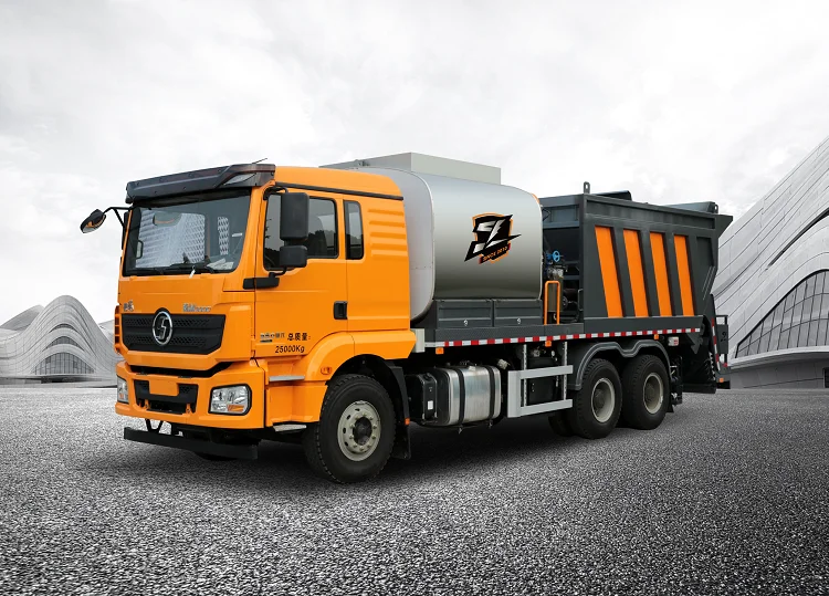 Asphalt Gravel Paving Road Repairing Spreading Truck Synchronization Seal Coat Road