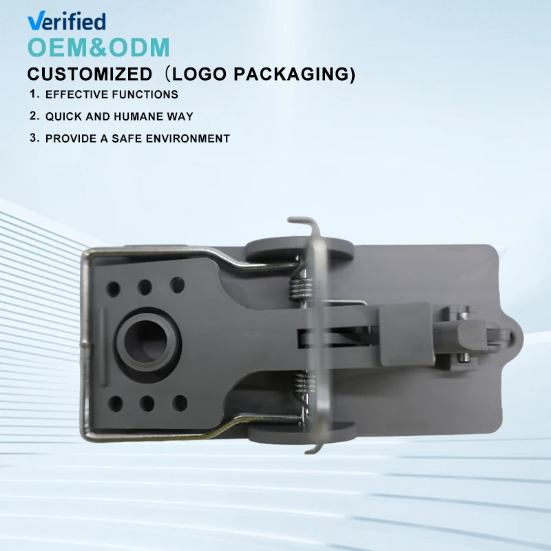 New Customized logo Reusable Premium Plastic Efficient High Sensitivity And Mini Easy Mouse Set Metal Wire Rat Mice Snap Trap