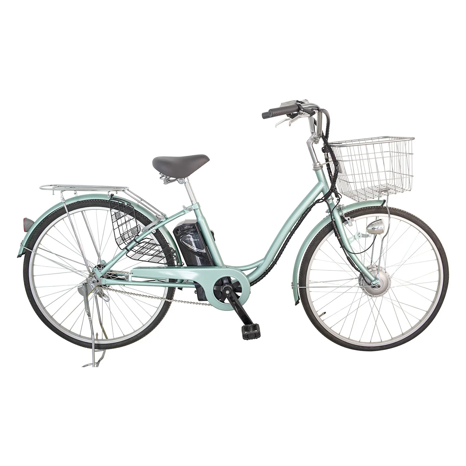 Japan market 26 inch Electric Pedelec 250W 36V electric bicycle with single speed