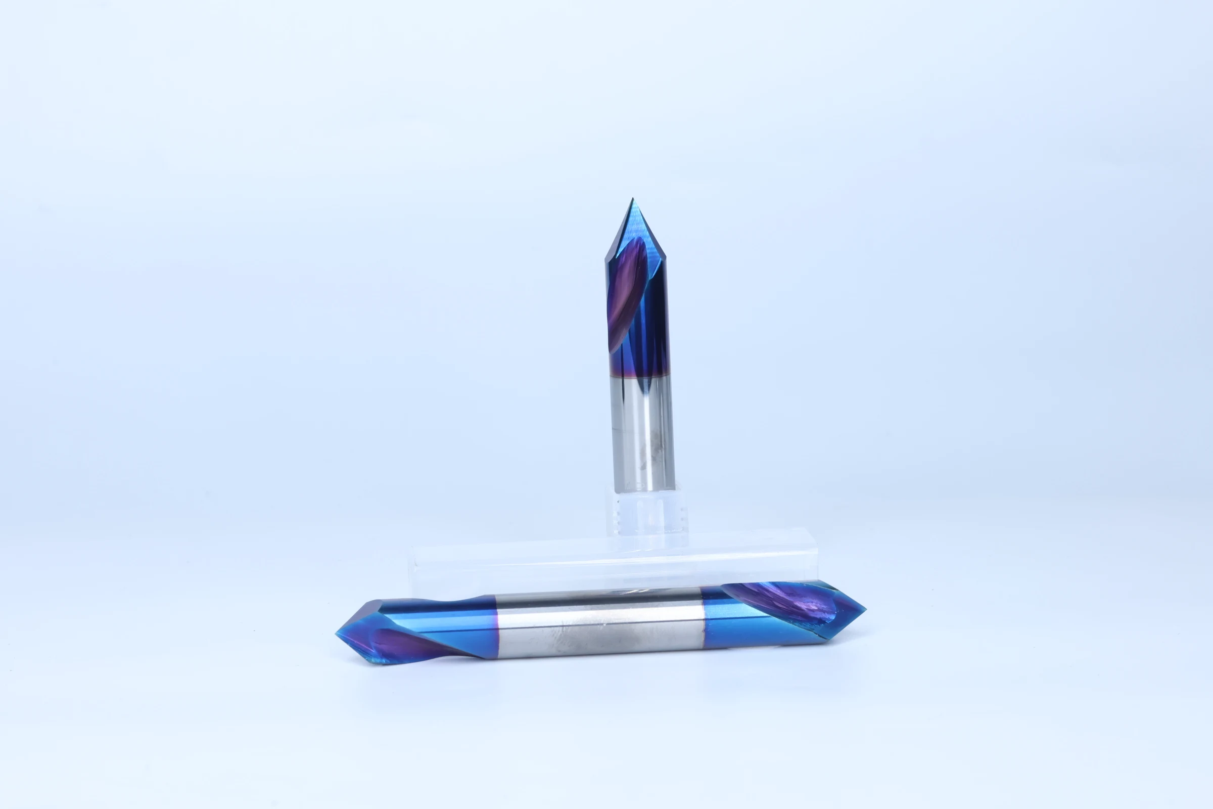 Low Cost 65 degree colorful aluminum milling cutter, centering drill, chamfering tool