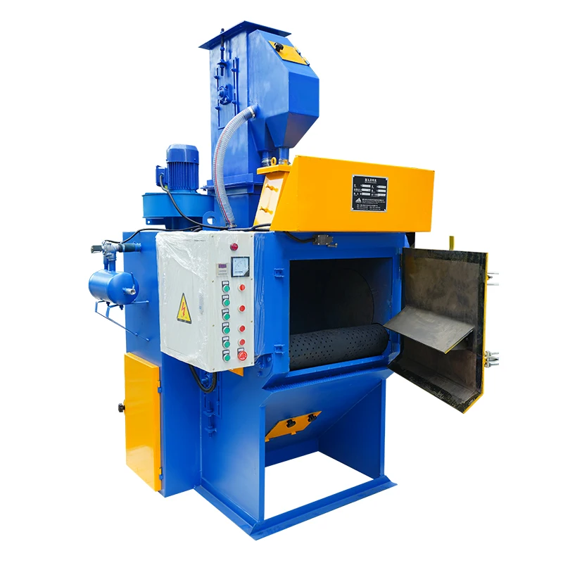 Vertical crawler shot blasting machine