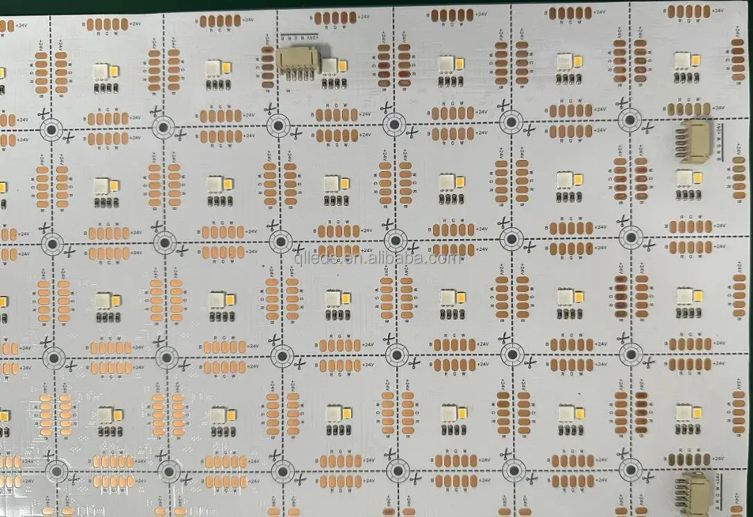 SMD 5050 CRI95 + 1-светодиодная панель RGBW Заводская Продажа прямые светодиодные модули световые полосы 144 светодиоды/шт. 60 Вт/шт размер 24*48 см