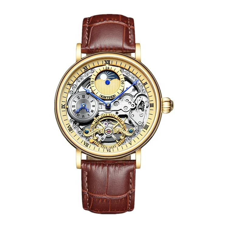 Men Watch Leather Sports Watch For Men Waterproof Automatic Watches Men Luxury Brand