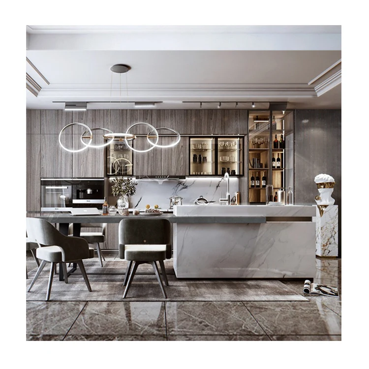 Italian Open Kitchen Table Rock Plate Bar Tables Restaurant Goblet Island Bench