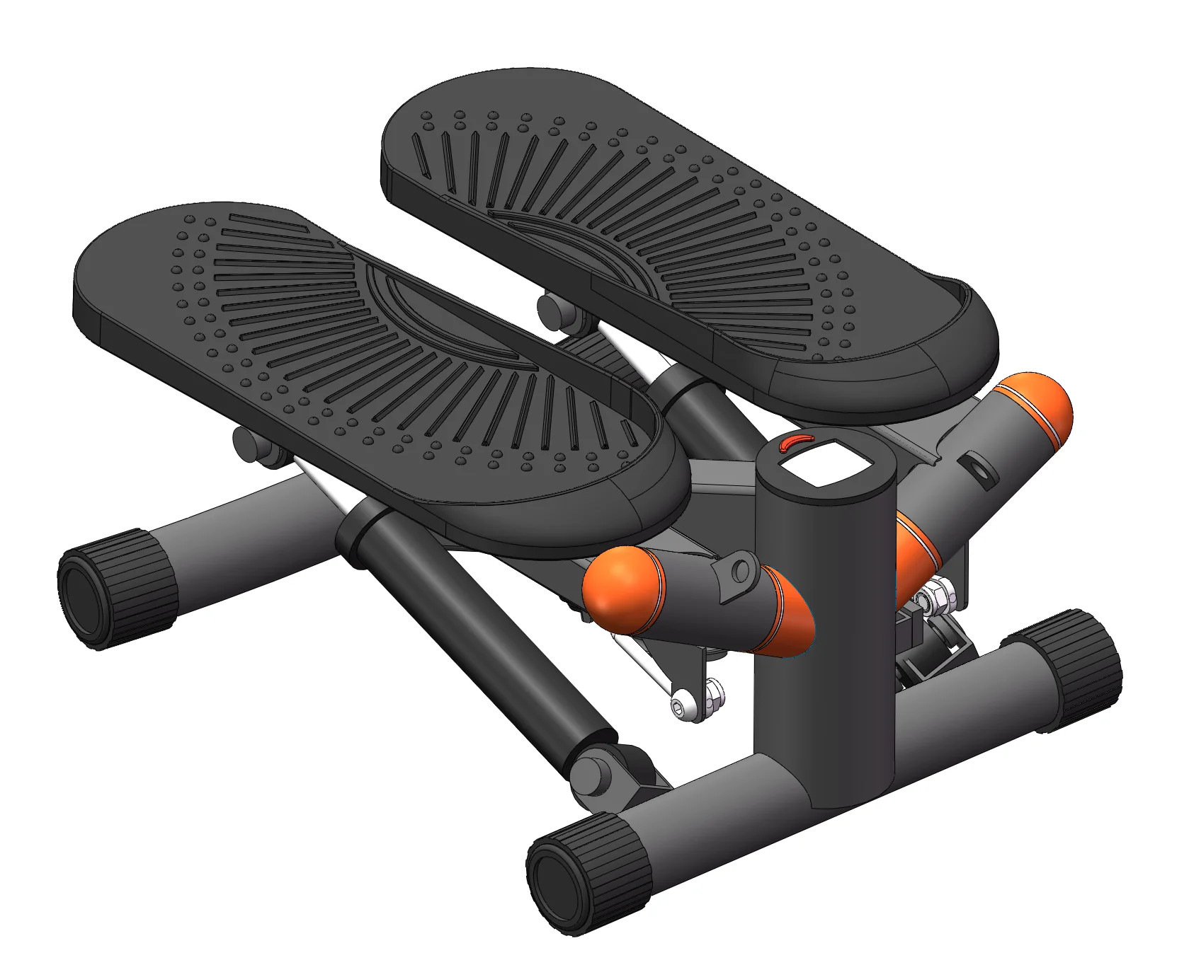 Multi function workout mini stair stepper adjustable home exercise fitness equipment wire rope construction stepper trainer