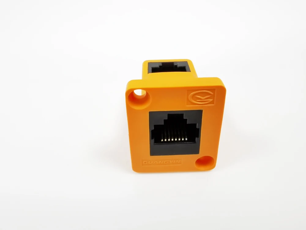 Cat5e 8P8C RJ45 прямой угол соединения Роскошная панель