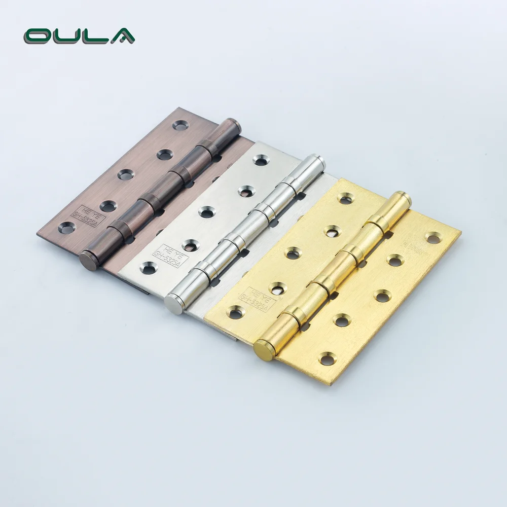 Hardware Accessory Furniture  Supplier Customized Color Size 5 Inch  2BB Ball Bearing  Butt Heavy Door Hinge