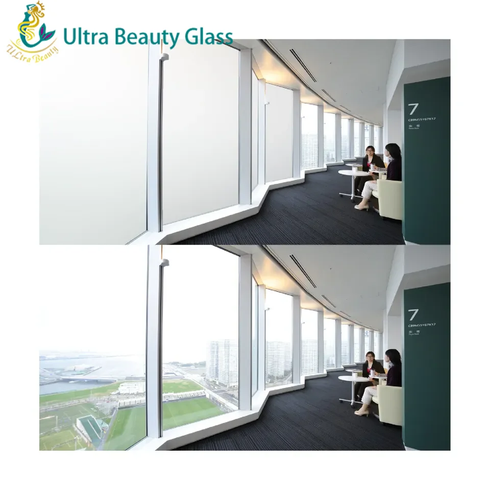 Ultrabeauty- China Factory Supply Smart Switchable PDLC Film Glass Privacy Protection Intelligent Dimming Glass