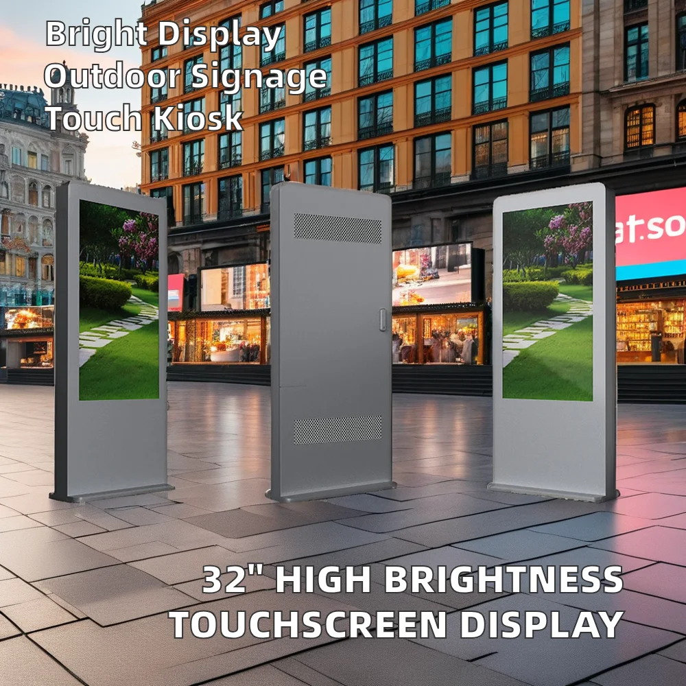 32-Inch High Brightness Open Frame TFT LCD Touch Screen Monitor Hot Elevator Window Display Advertising Player Outdoor SDK OEM