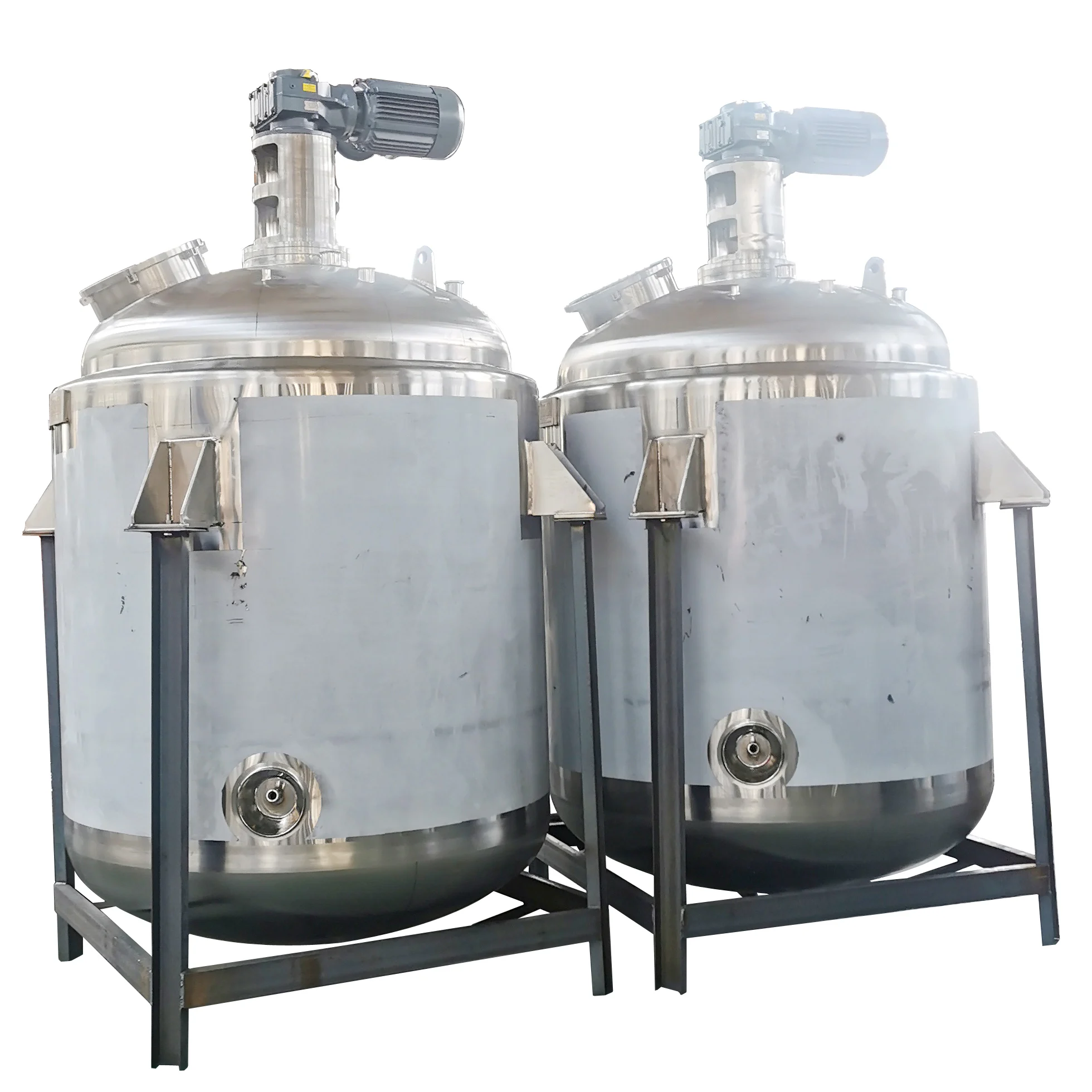 High pressure vessel jacketed chemical reactor mixing tank for food and pharmaceutical