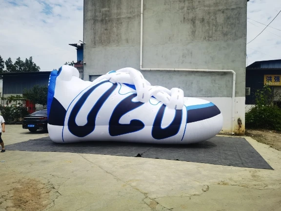 BOYI Shoe Giant customized Inflatable shoe sneaker model balloon for Advertising