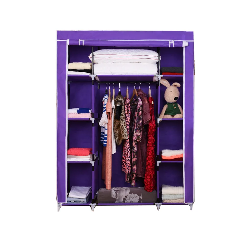 
 Wuhuan, производство, Лидер продаж, дешевый шкаф из нетканого полотна с цифровой печатью, шкаф для хранения одежды  