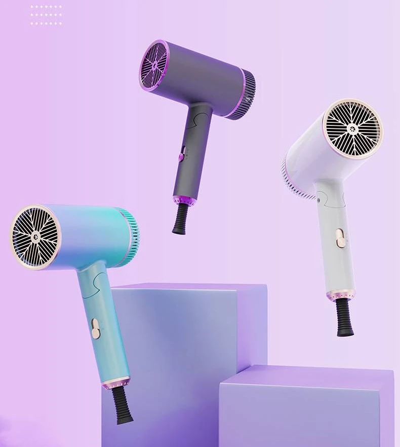 Professional Salon silent Hair Dryer Folding  Multifunction Negative Ion Hair Care Quick Dry Hair Dryer