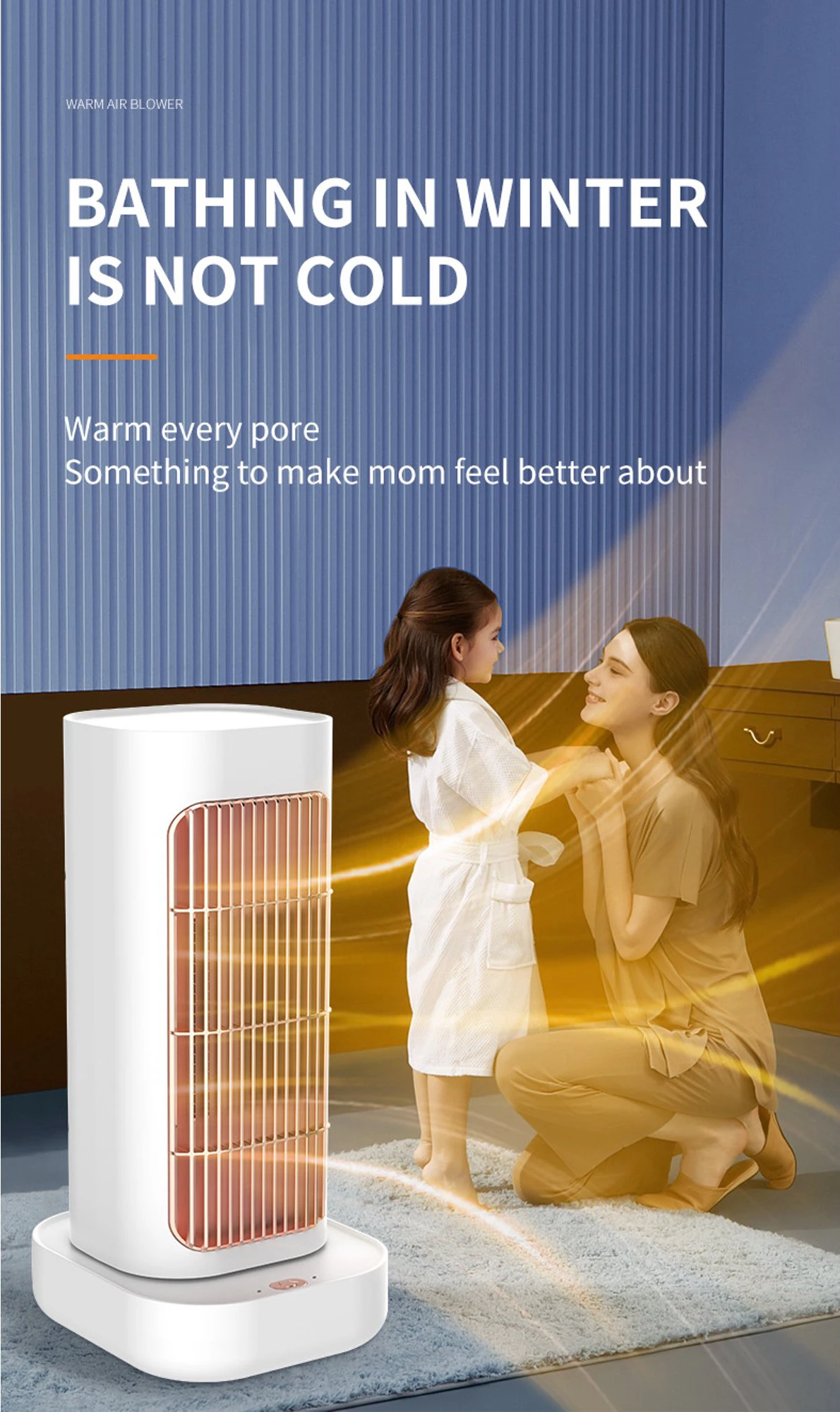 Wholesale Safe Homeuse 1300W Electric Heater PTC Ceramic Space Heater for Home Desktop Bedroom.jpeg