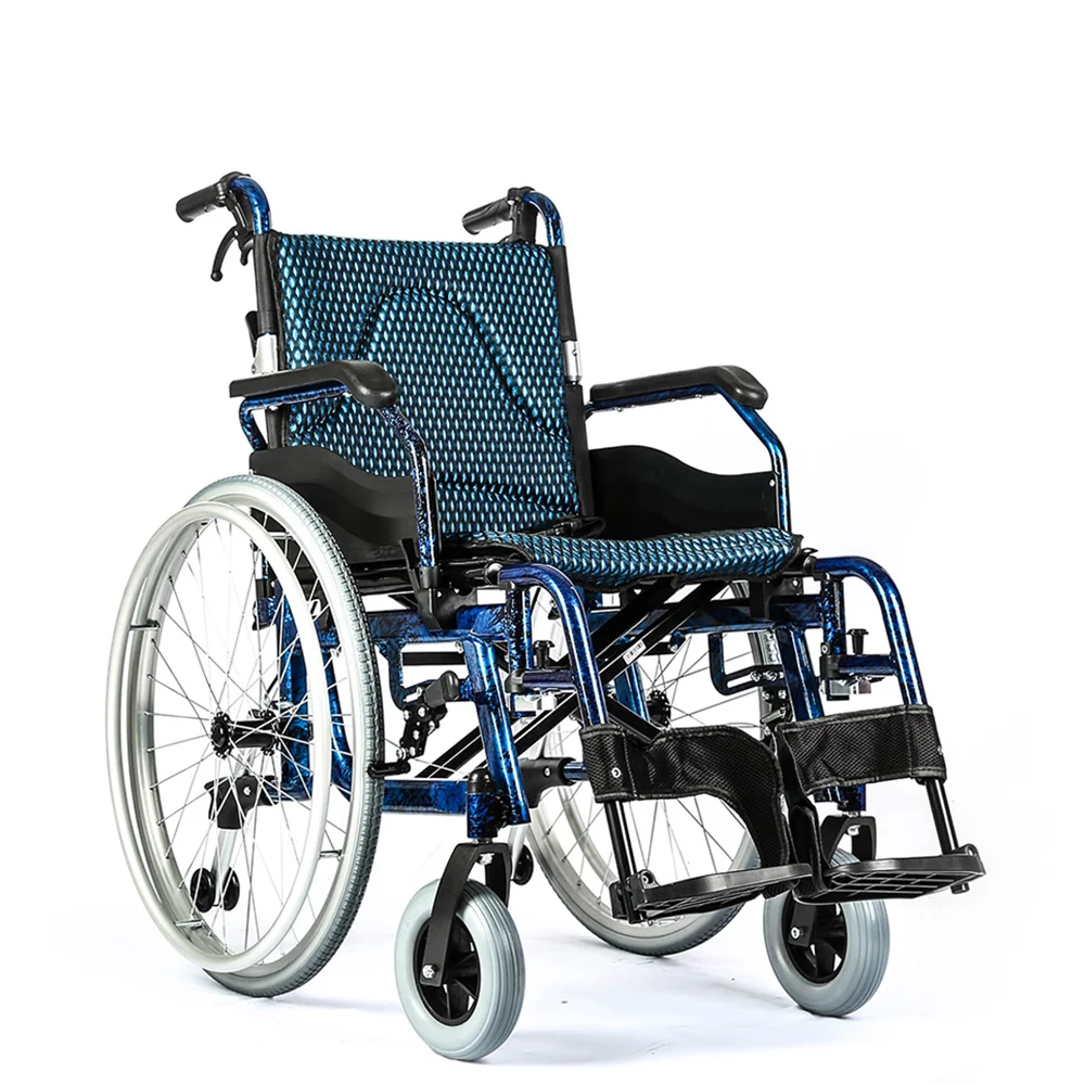 Premium Connecting Drum Brake Paraplegic Manual Foldable Wheelchair For Disabled People