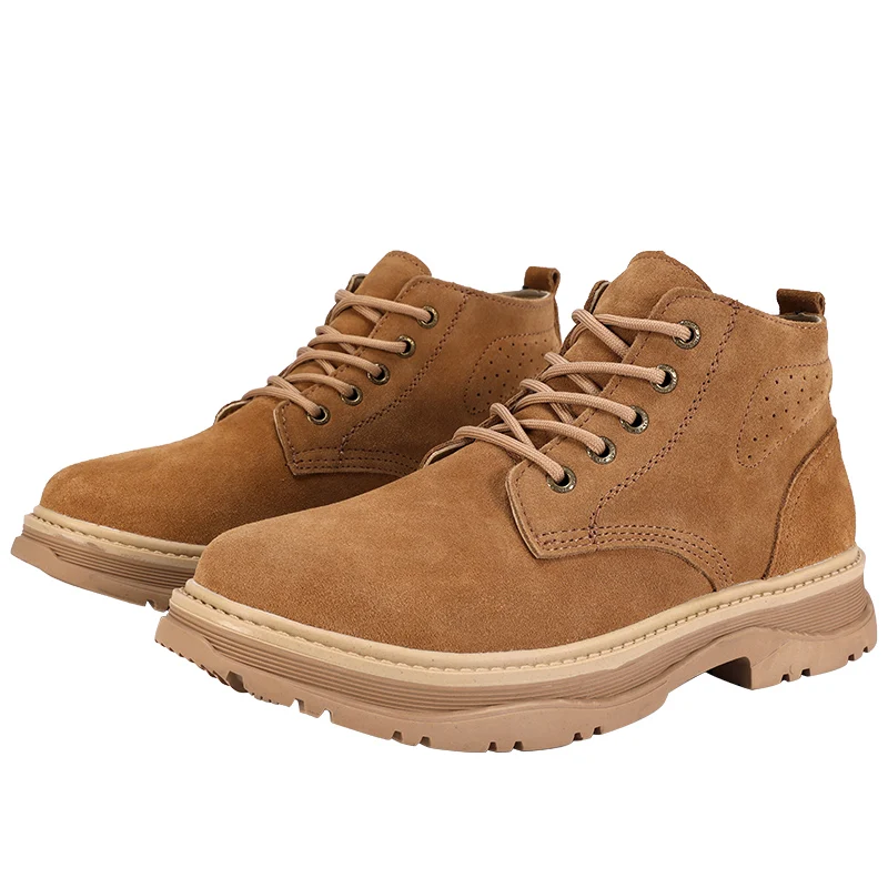 2024 best-selling fashion Martin boots, brown Martin boots, suede Martin boots