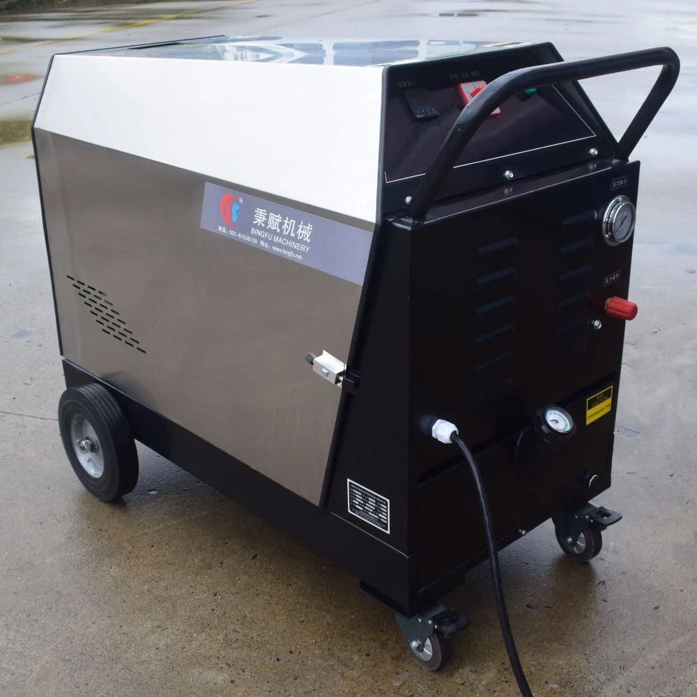 UTS22 Automatic Mobile  Diesel steam car wash machine with high pressure Optima Steam Car washer