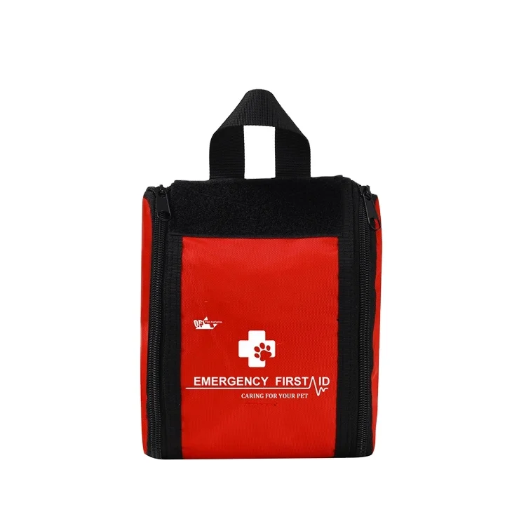 Factory Price customized portable outdoor pet first aid bag nylon first aid kit for dogs cats