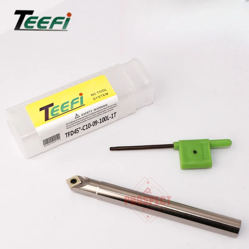 TEEFI CNC chamfering tool holder For centering and chamfering CNC turning tool holders lathe machining center machine cut tools