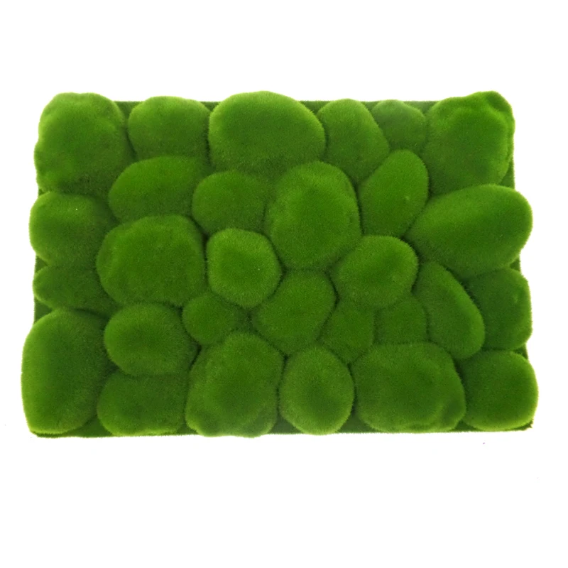 garden decoration artificial moss stone carpet cheap artificial grass carpet