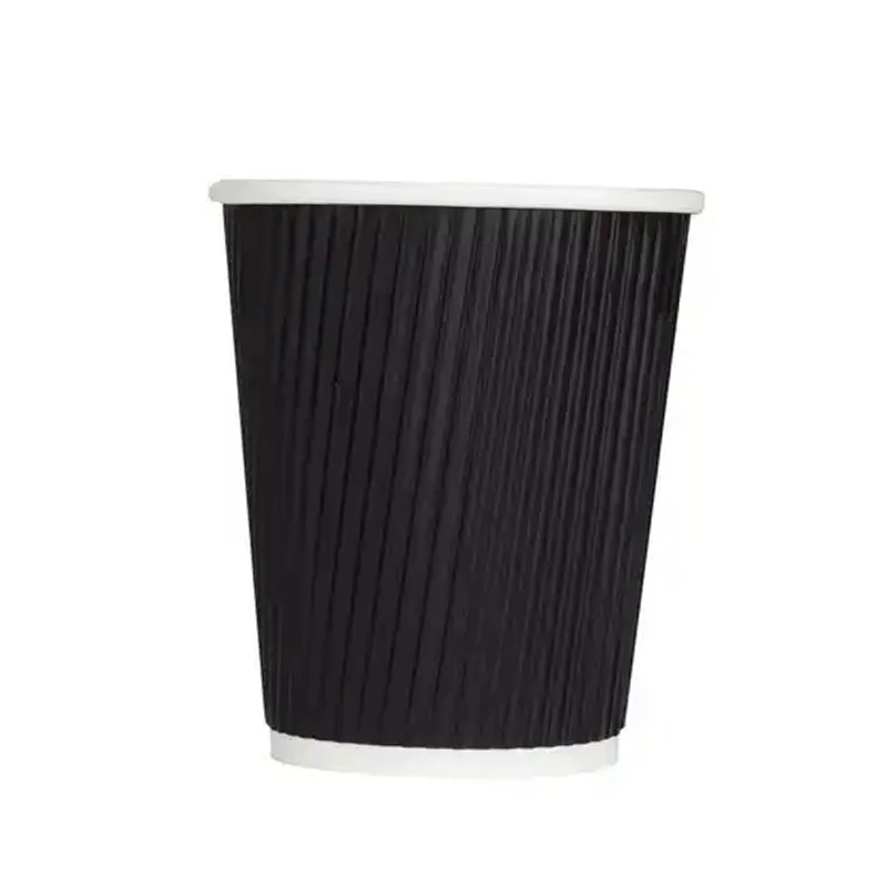 8 oz Disposable Cup White Paper Cup Coffee Tea Hot Chocolate Coffee Paper Cup Suitable for Home and Office Use