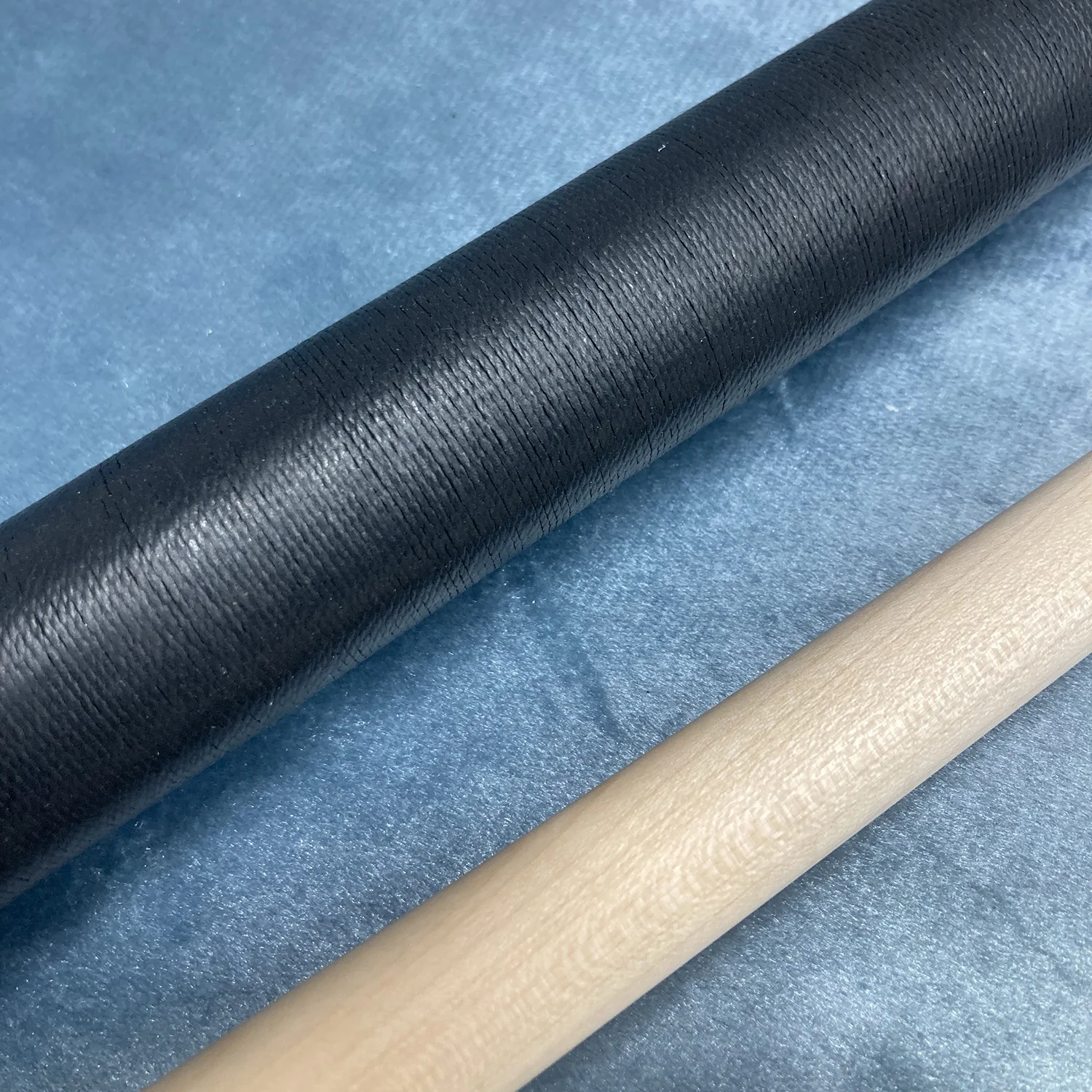 58 inch 2-pc Handmade engraved maple inlay billiard cue stick