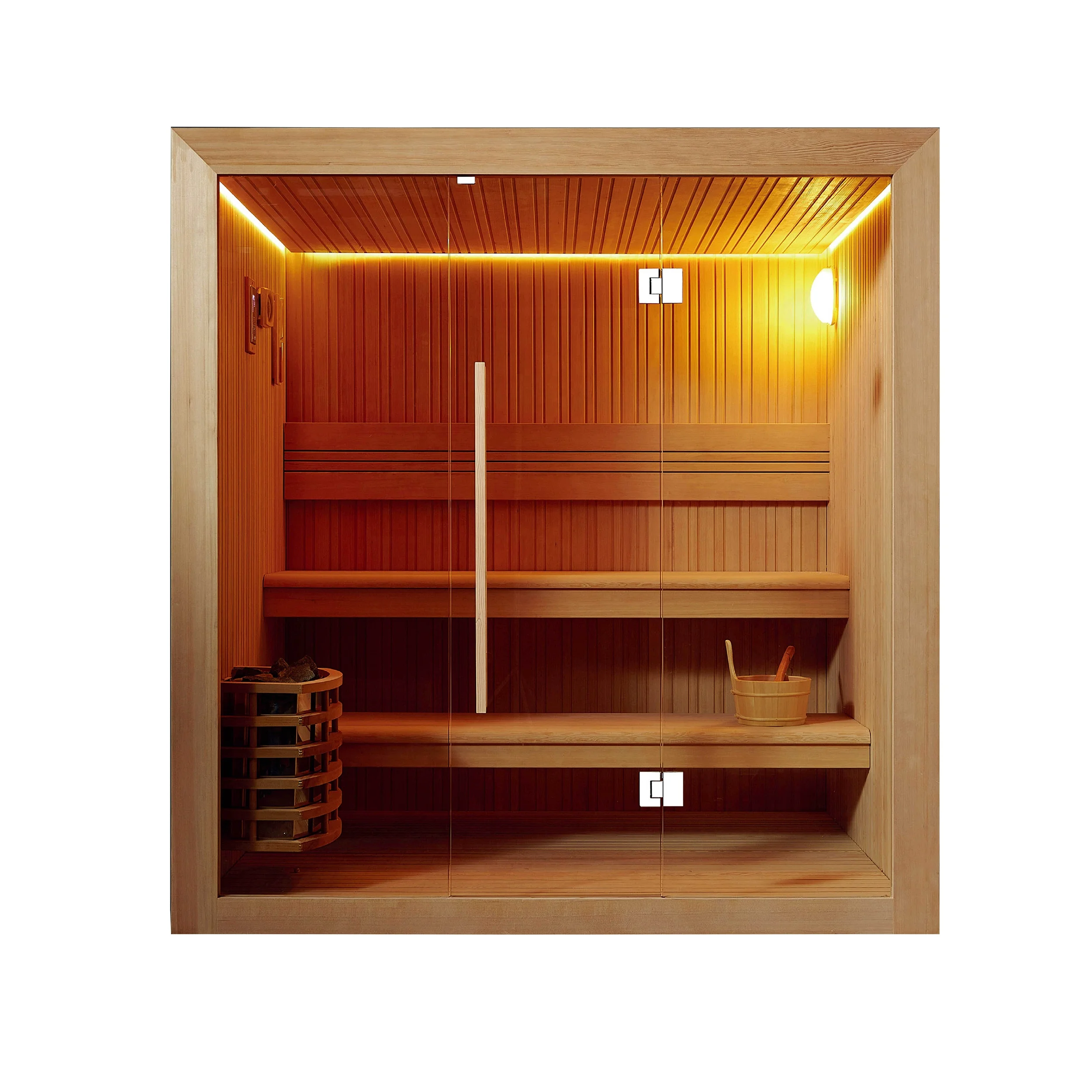 MEXDA 2-4 Person Wooden Sauna with Plug Power for Indoor Traditional Saunas for Sale WS-1503