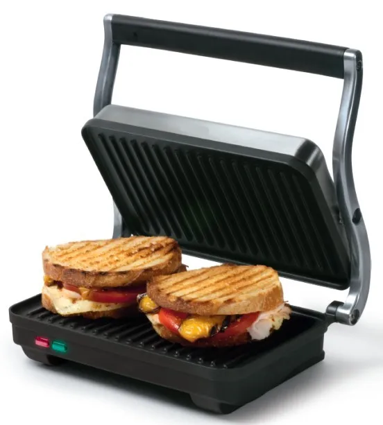 1500W Sandwich Press Food Machine Panini Maker Non-Stick Coated Plates with ETL CETL certificate