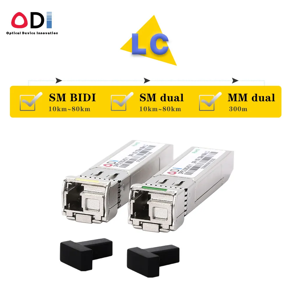  Hsgq ODI 10g BIDI 20/40KM трансивер модуль LC Simplex совместим cisco sfp+ 60km