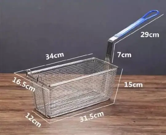 40L deep fryer chicken french fries onion ring fish and chips electric open fryer two baskets