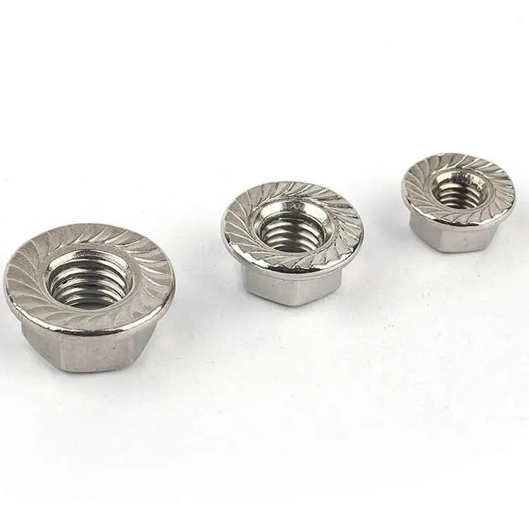 Grade8   Zinc  plated  Hexagon Flange Nuts  DIN6923  GB6177  Fine/Half thread  High quality productions