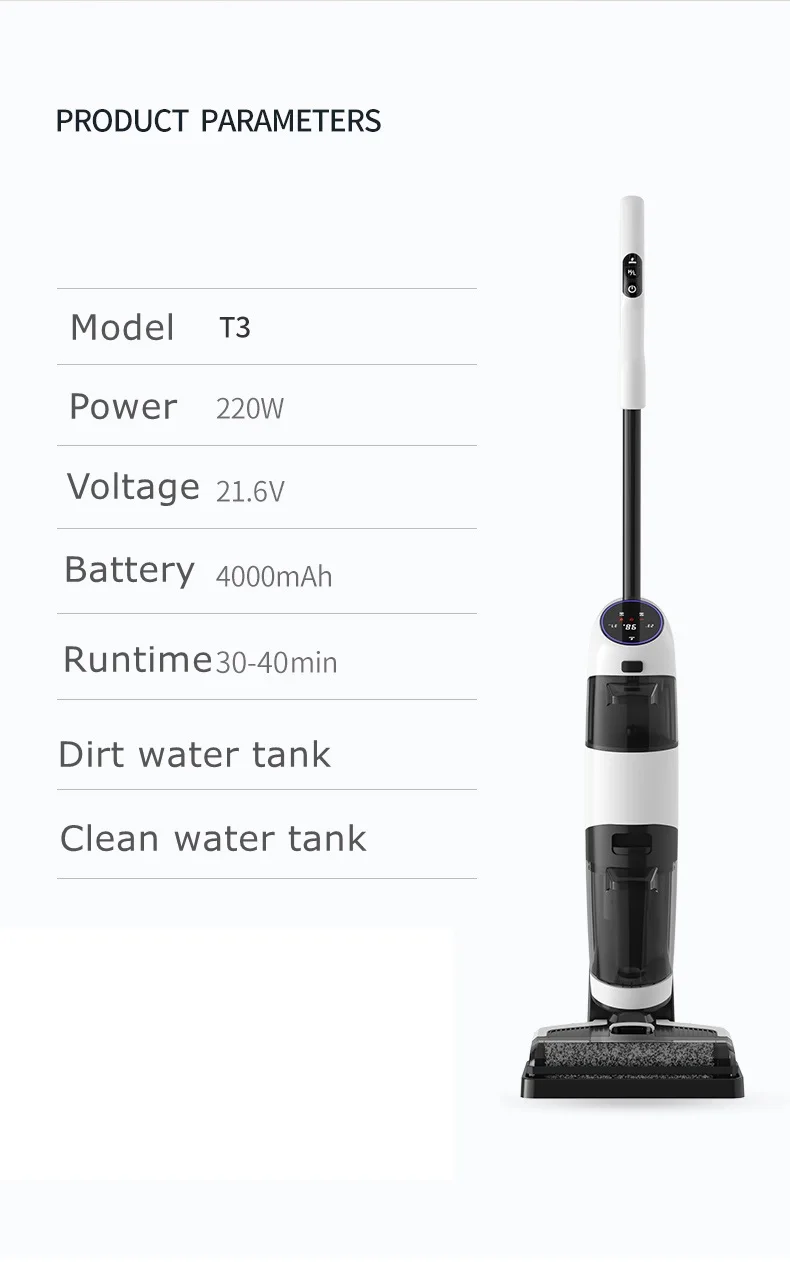 handheld multifunctional best electric wet and dry 2 in 1 cordless floor washing vacuum cleaner
