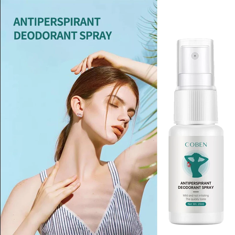 Body Odor Remover Lotion Underarm Armpit Feet Antiperspirant Deodorant Spray For Men Women