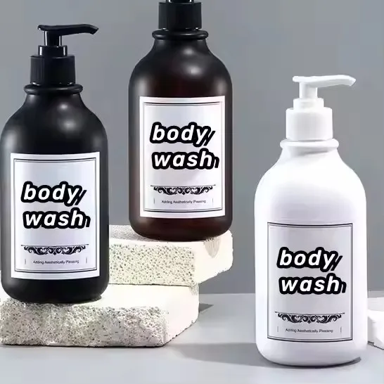 Natural Material exfoliating shower gel body wash shower gel Body Cleaning  Moisturizing  Refreshing Bath Shower Gel