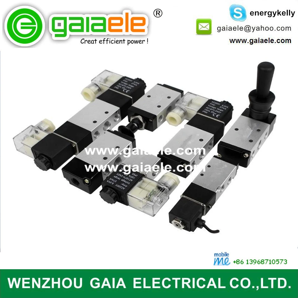 AIRTAC type original color  solenoid valve Pneumatic component airtac high quality 4V210-08 24vdc 4V210-08 4v230-08