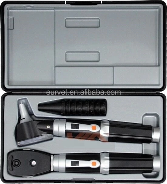 EUR VET 3X Amplify Digital Reusable Medical Veterinary Otoscope Set With Viewing Window & 4 Size Ear Speculums Price