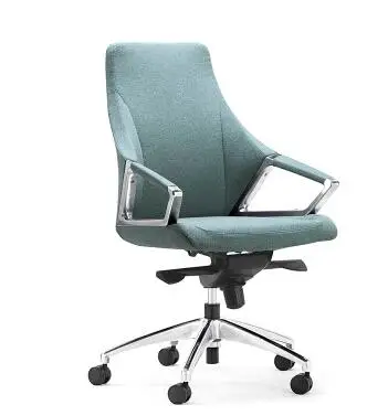 Home computer chair high back executive chair metal frame fabric cover recliner computer office chair