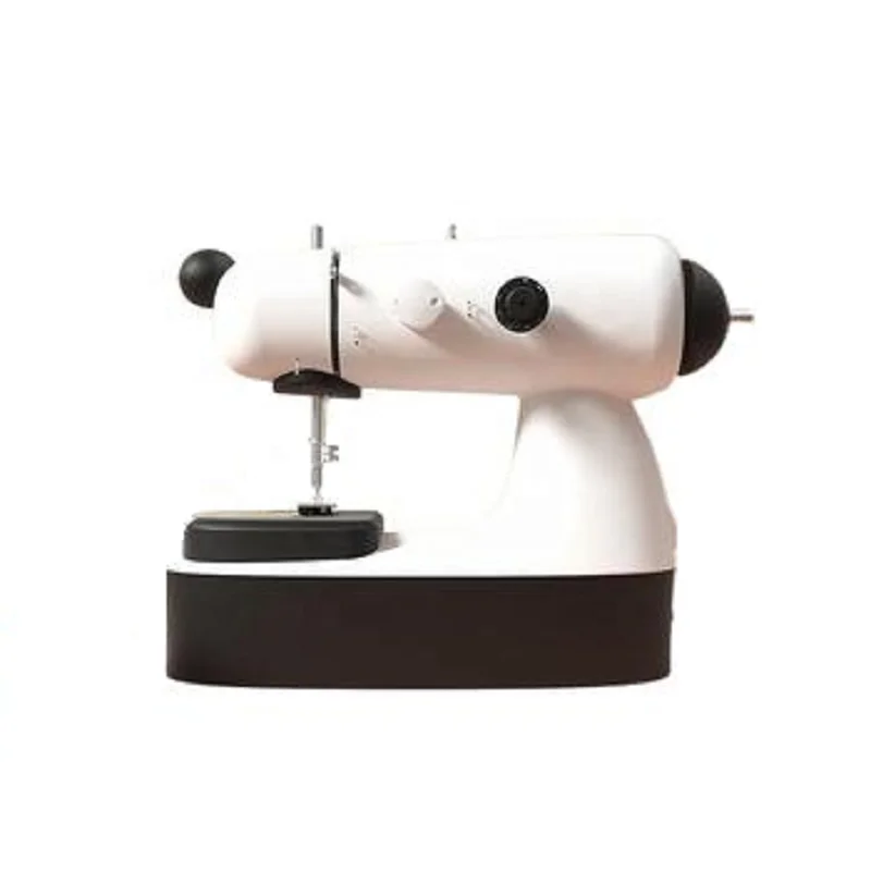 KINGONR JA1-1 Usa Eu Power Adapter Easy Handheld Mini Small Button Girl Sewing Machines with Sewing Table Light for Cloths Pink