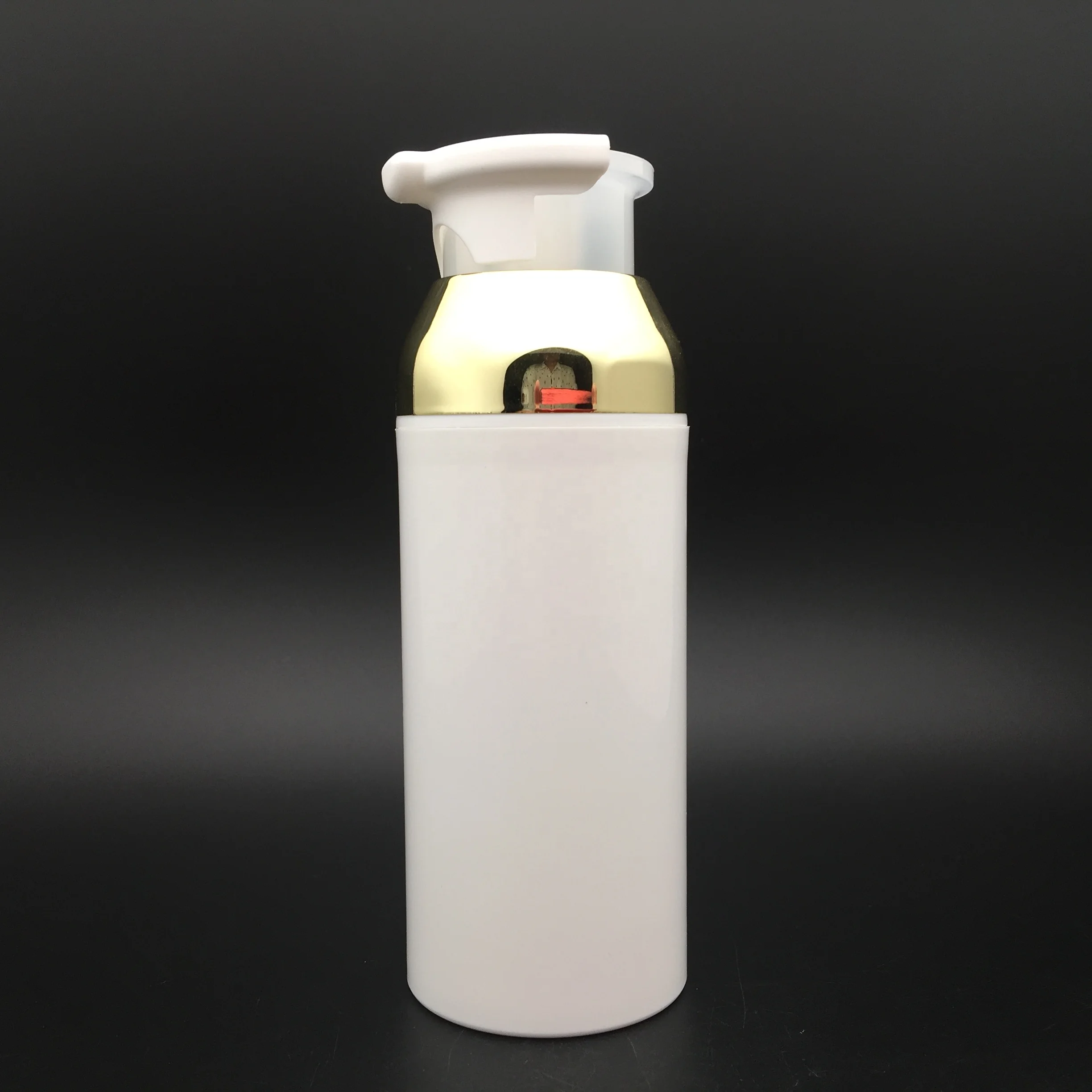 30ml 50ml 80ml 100ml 120ml 150ml PP white cosmetic airless lotion bottle