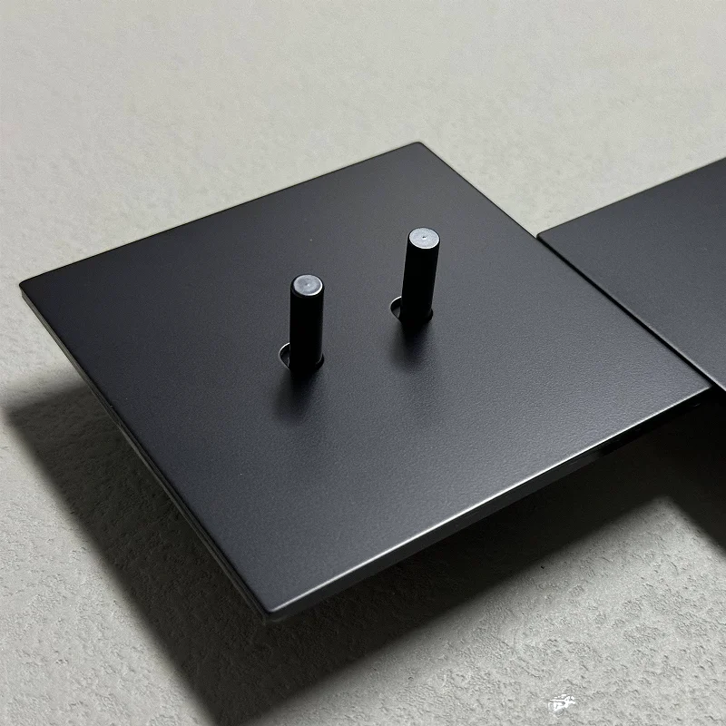 Niva stainless steel wall brass toggle light switch 2 gang 2 way UK standard luxury electric home socket 1 gang