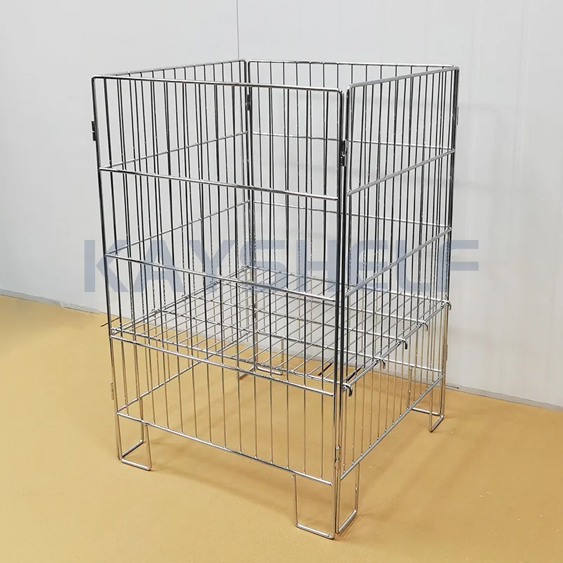 Square Metal Wire Dump Bin for Retail Display