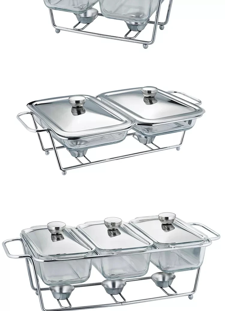 Glass buffet stove 1.3L thickened