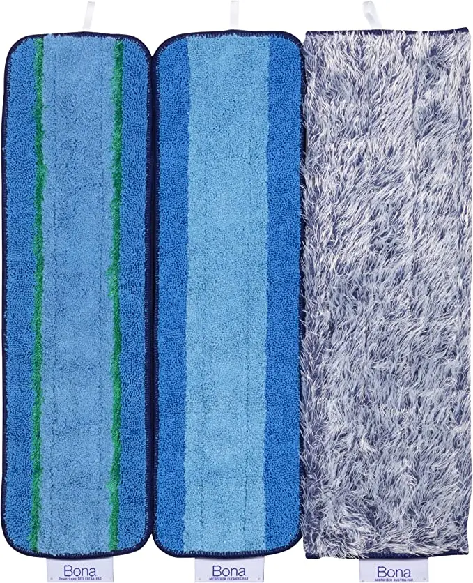 Household Cleaning Supplies Dust Mop Head Wet and Dry Microfiber Steam Mop Cleaners Spray Mop Pad for Bona
