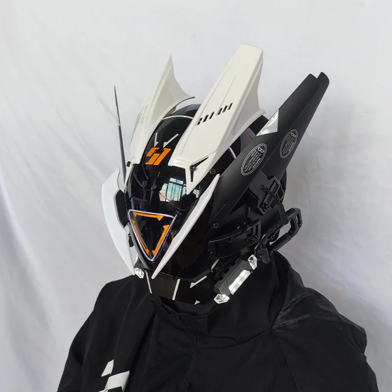 Role play Full head set men Cyberpunk mask cosplay Blast Street performance popular cosplay props