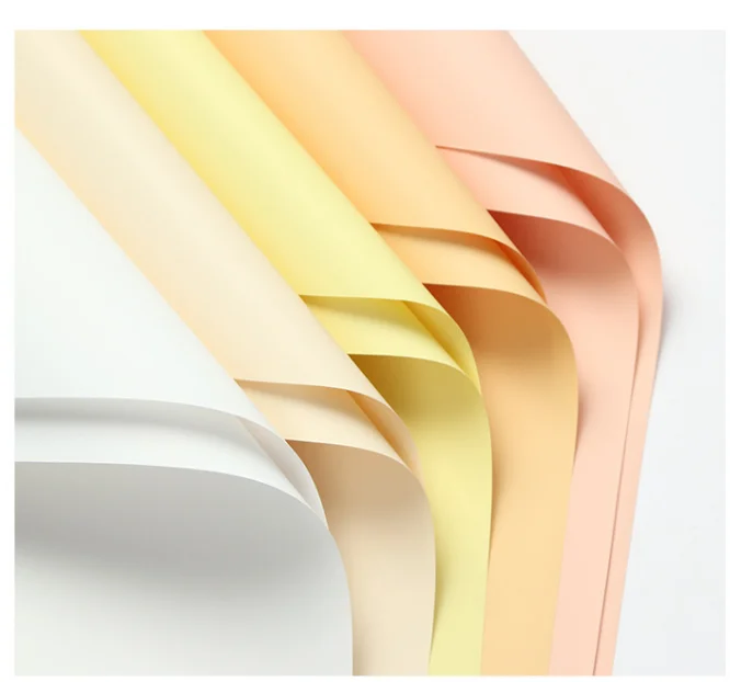 solid color flowers wrapping paper flower  bouquet wrapping florist supplies packaging materials gift box packaging paper