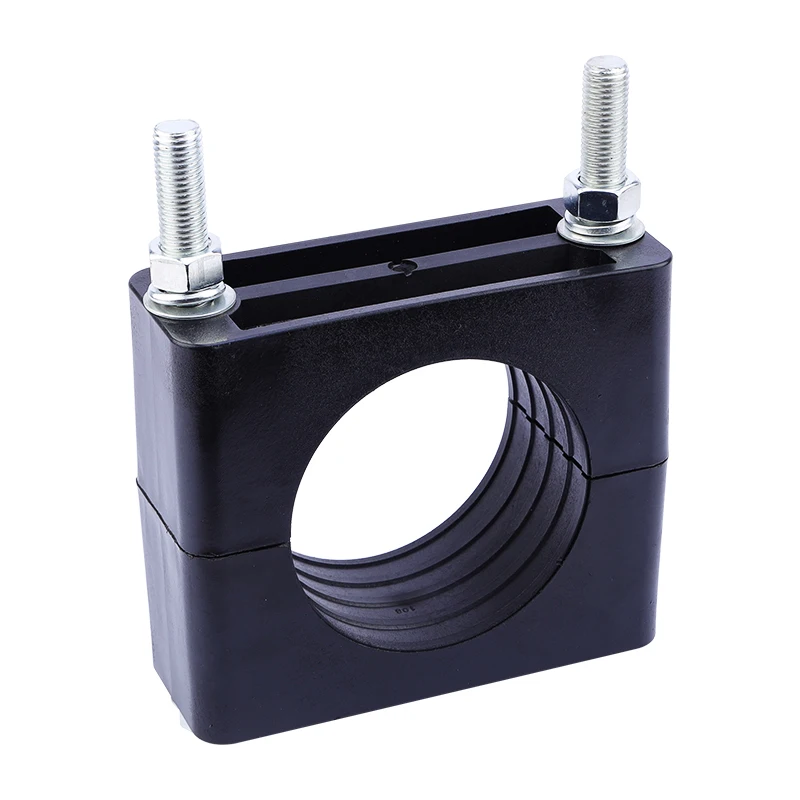 High Quality Nylon Metal Single Stainless Steel Light Weight Plastic Pipe Clamps With Lightweight