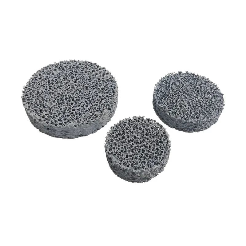 SIC New Type Molten Metal Filters Iron Casting Standard Dimensions Different Thicknesses Sizes Reusable Cut Size Refractory