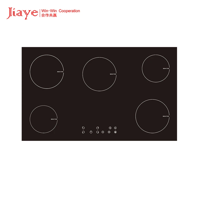 Hot Sales Temperature Control Black 4 Burner Cooktops Induction Stove Built-in induction cooker parts