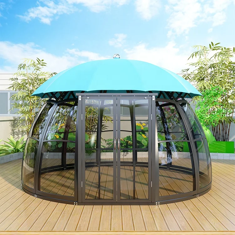 360 Degree Events hotel waterproof UV Resistance UFO Star PC  Glamping Igloo Geodesic domes house dome tent