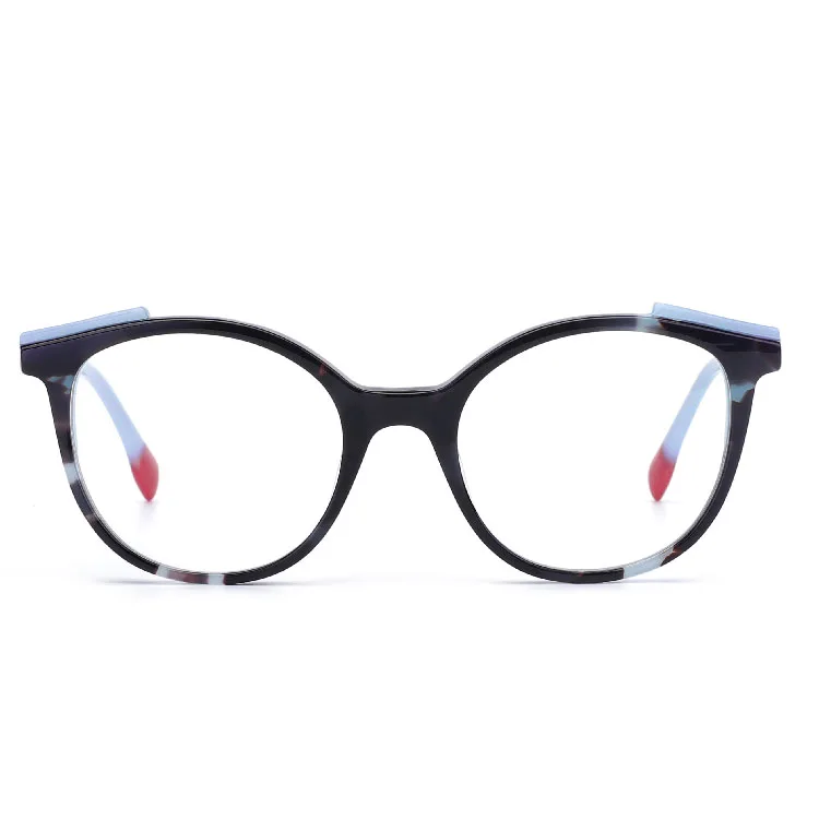 cateye design italian acetate eyeglass frames cat eye optical glasses frame for women